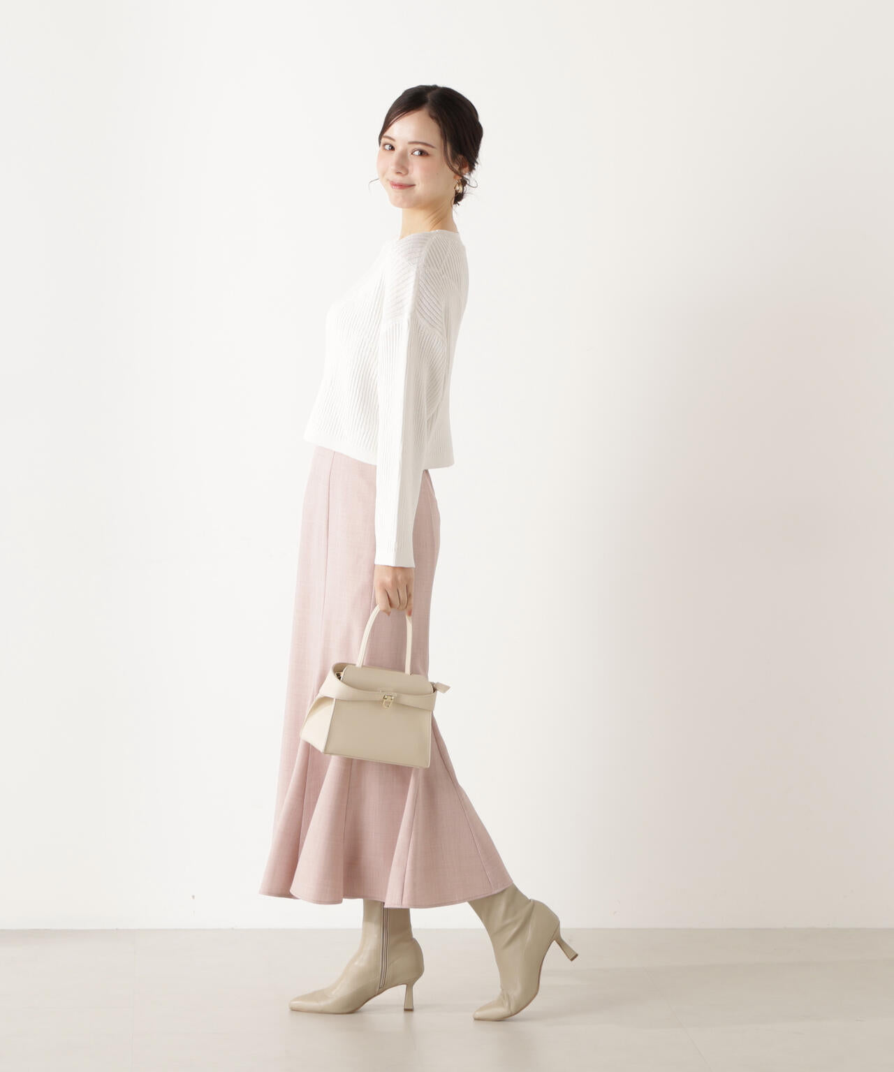 ラメ入りアイレットボクシーニット | PROPORTION BODY DRESSING