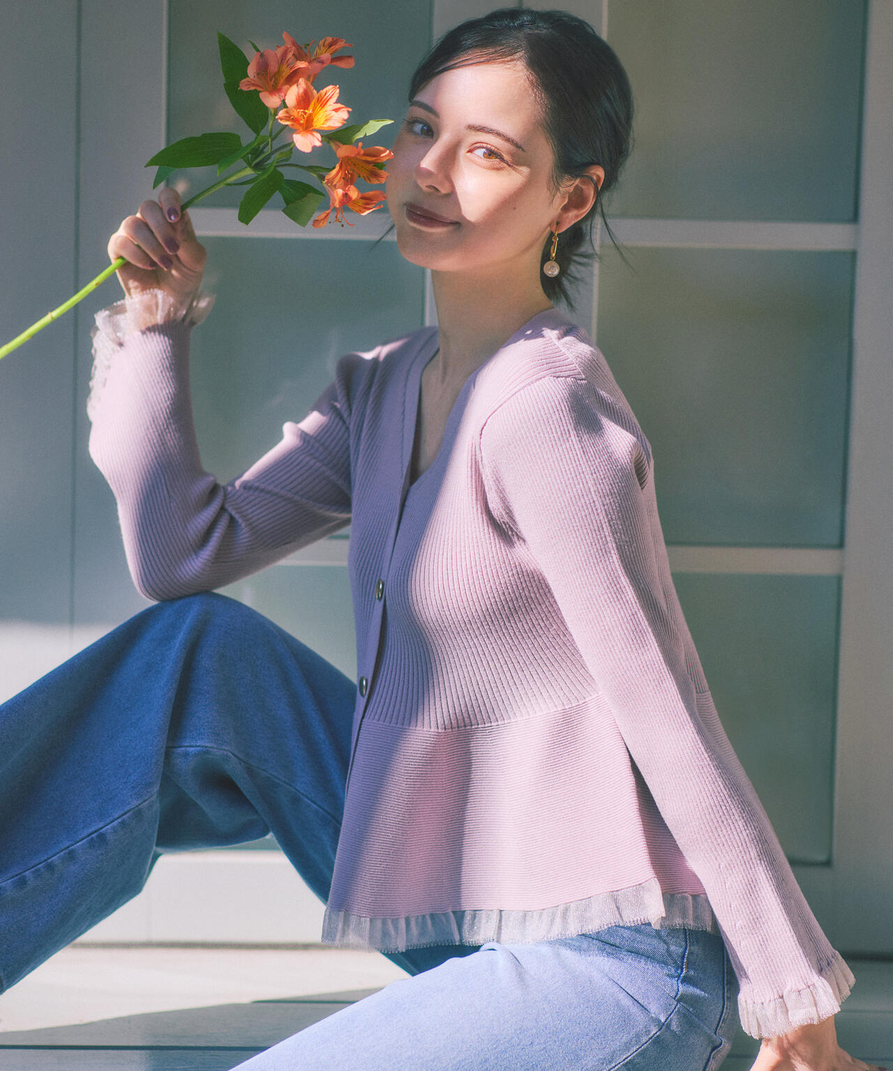 【本日限定最終価格】girlish ヴィンテージへプラムリメイクニット 本日限定最終価格】girlish ヴィンテージへプラムリメイクニット 本日