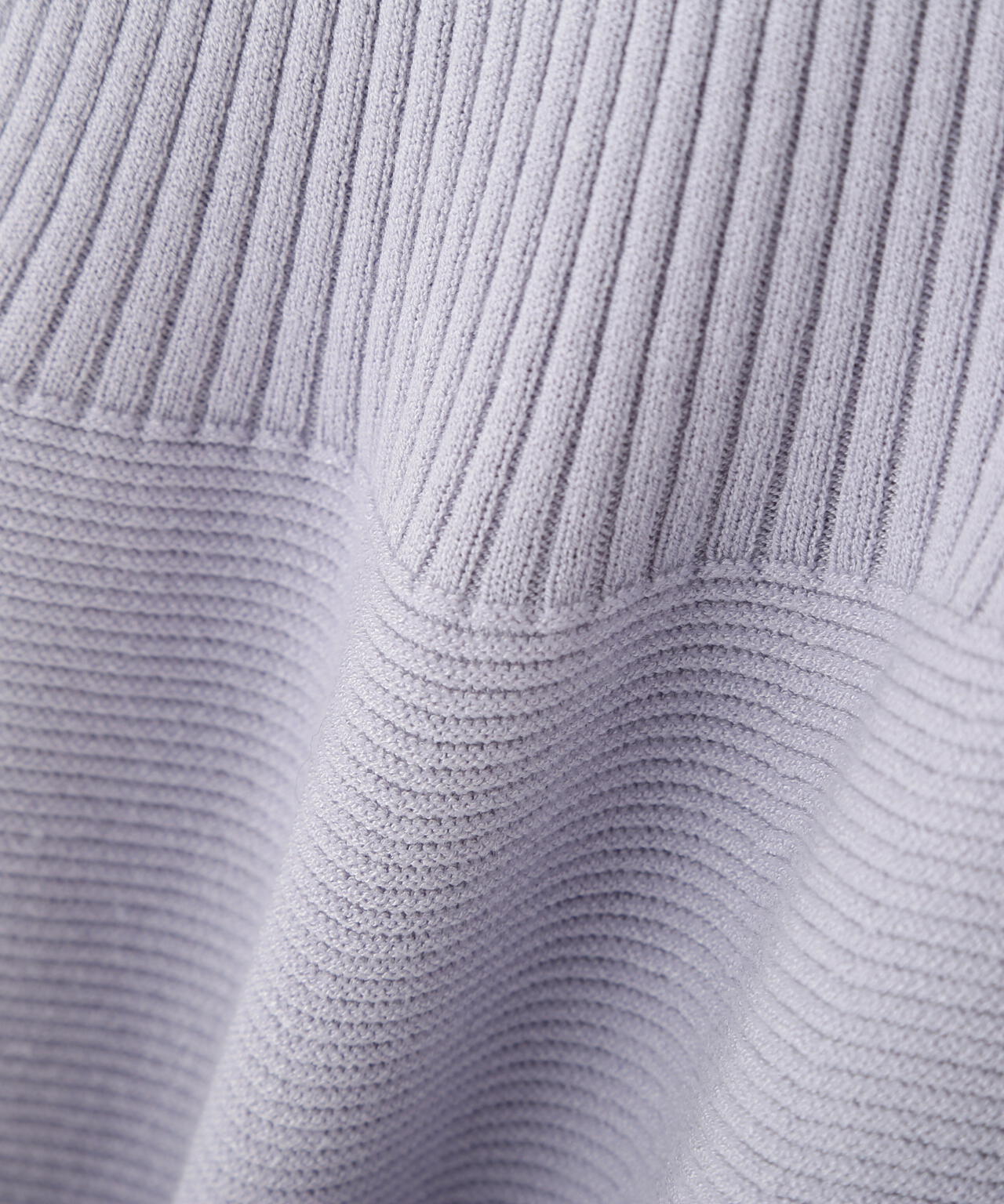 【追加生産予約】シアー切替ペプラムニット【モカ：WEB限定カラー】