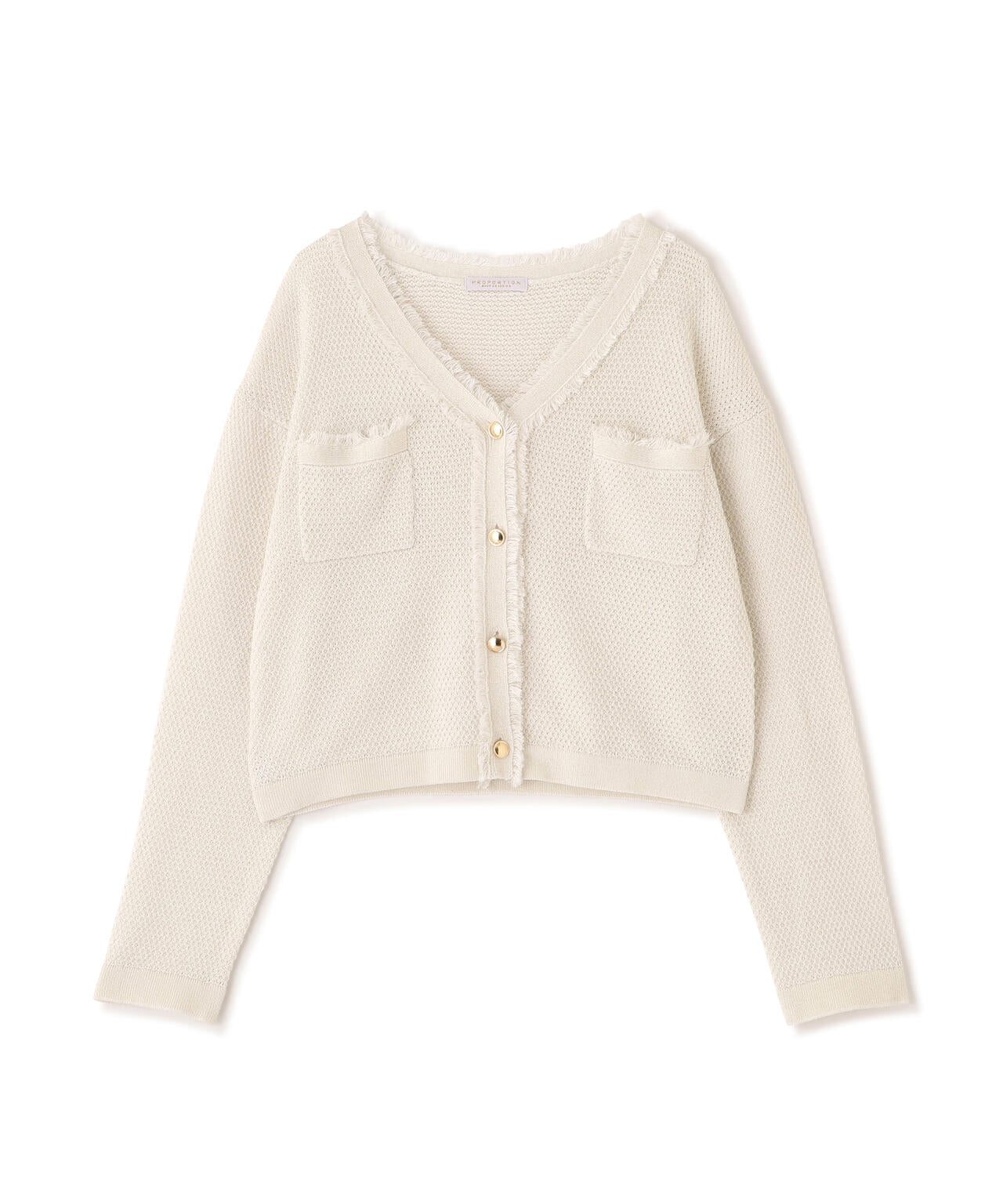 ラメ透かしニットジャケット | PROPORTION BODY DRESSING