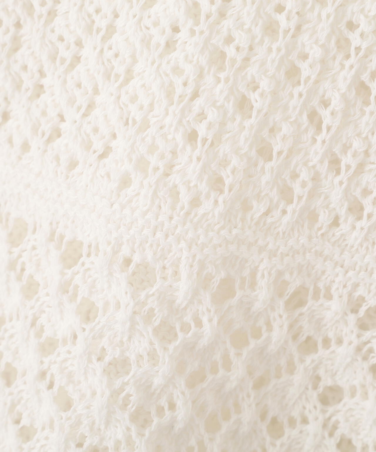 透かし編みボックスニット