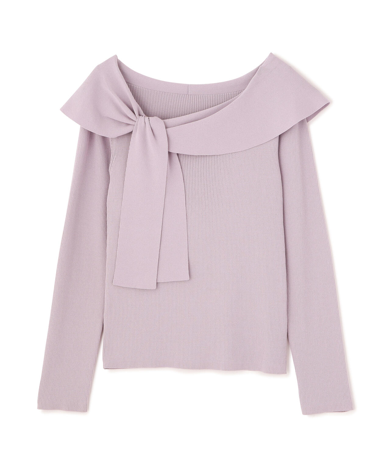 ＜ウォッシャブル/UV＞アシメケープニットトップス【WEB・一部店舗限定】