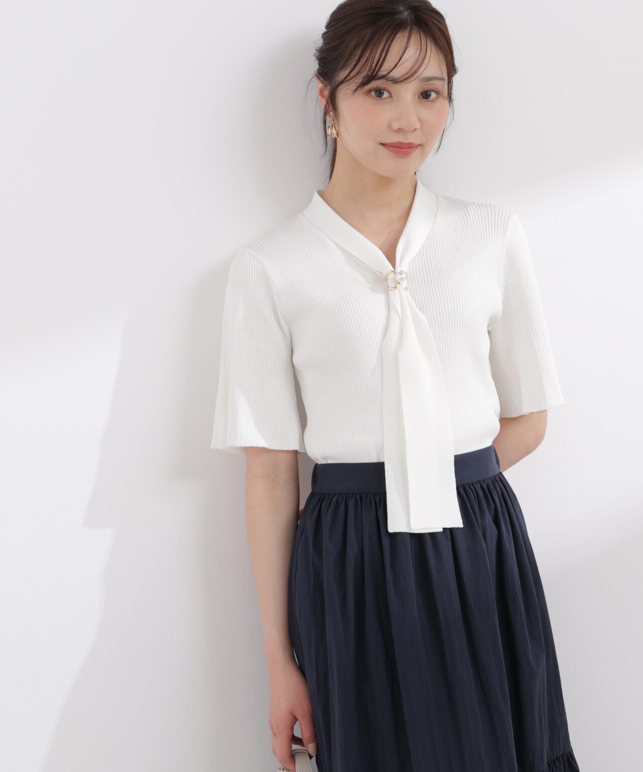 6/12 10:00～6/15 Special Coupon 対象商品】3wayタイ付きニット
