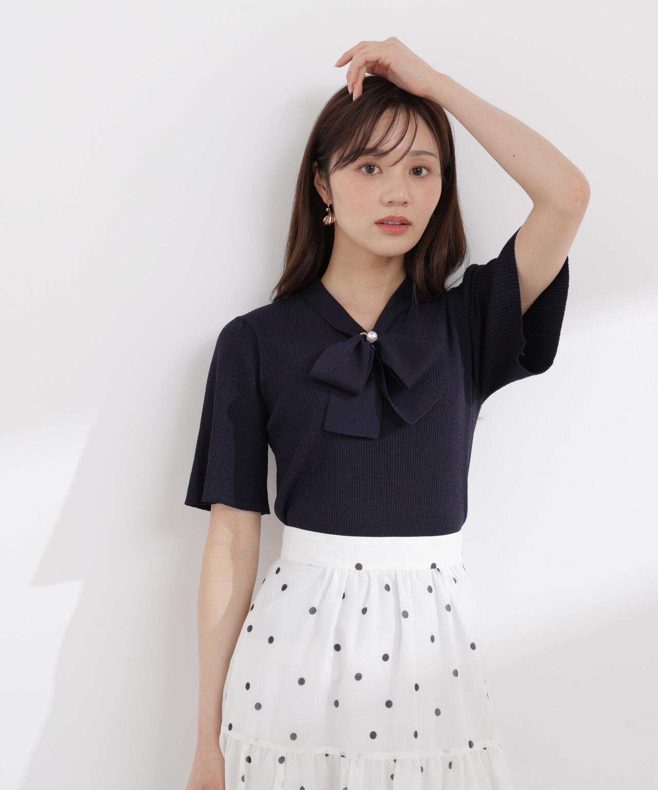 6/12 10:00～6/15 Special Coupon 対象商品】3wayタイ付きニット