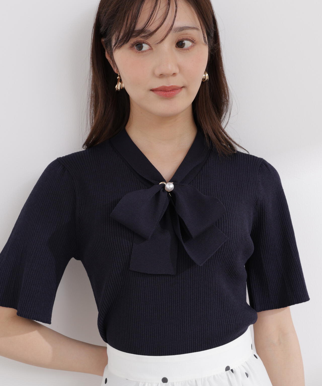 プロポーションボディドレッシング　トリミングニットジャケット　M 完売　美人百科 PROPORTION BODY DRESSING - プロポーションボディドレッシング