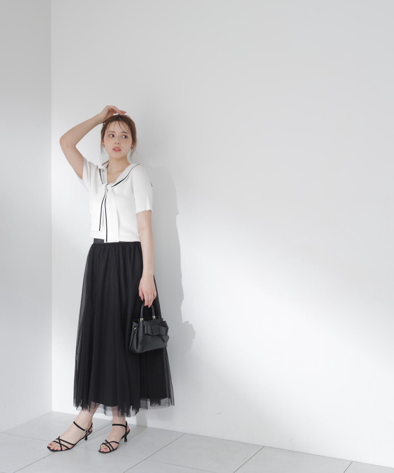 セーラーカラーニットトップス | PROPORTION BODY DRESSING