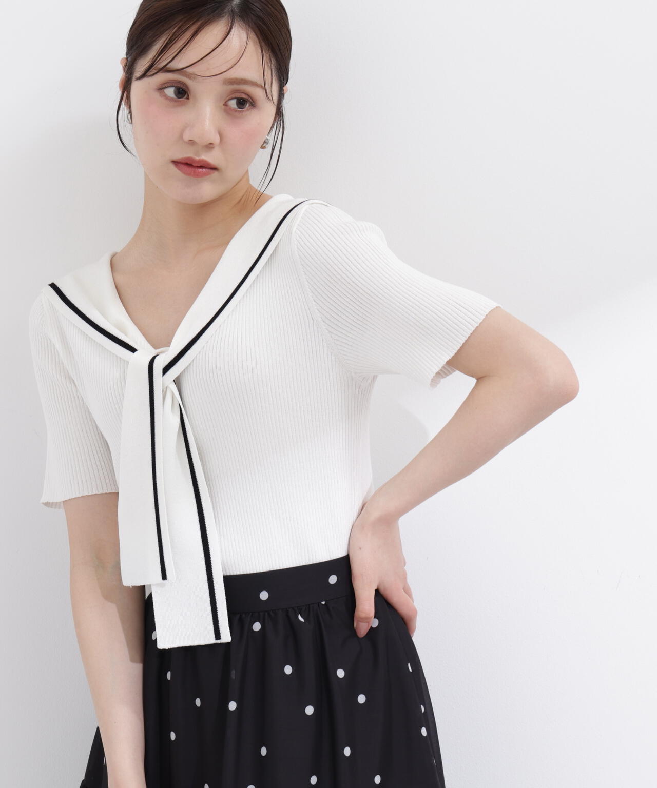 166cm B:78 W:56 H:83 S:24.5cm 着用サイズ：FR