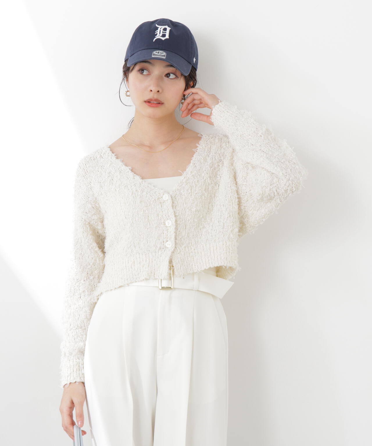 テープヤーンカーディガン【WEB・一部店舗限定】