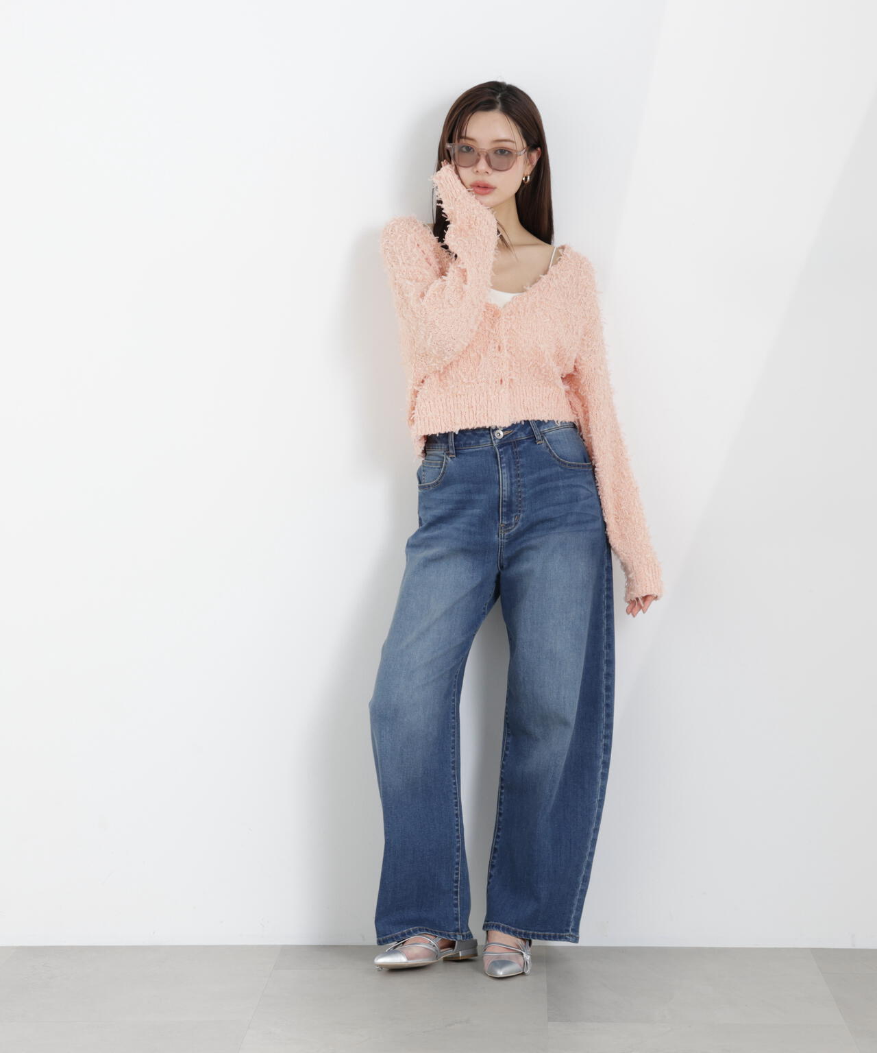 テープヤーンカーディガン【WEB・一部店舗限定】