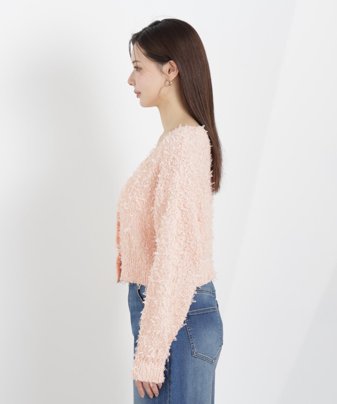 テープヤーンカーディガン【WEB・一部店舗限定】