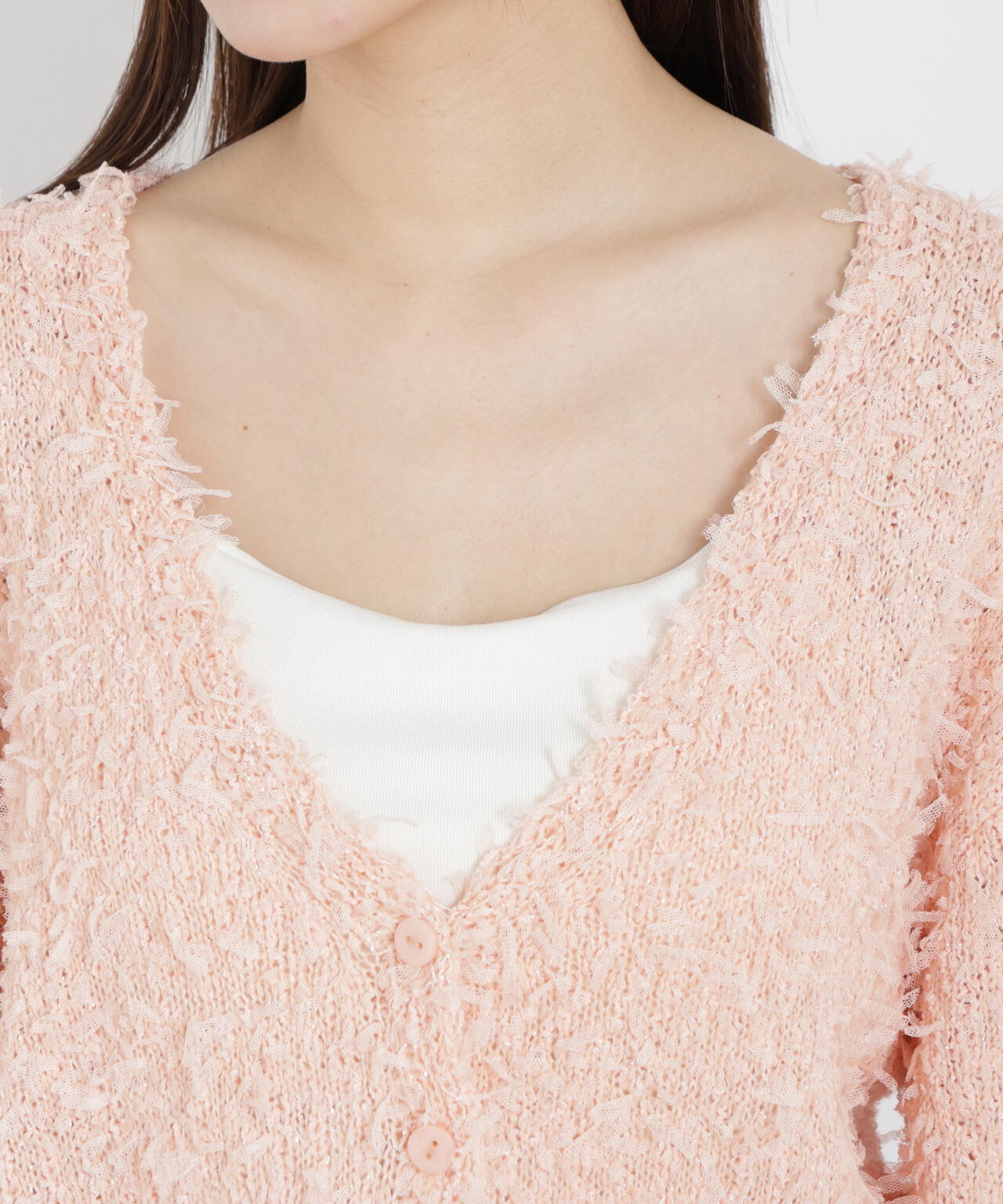 テープヤーンカーディガン【WEB・一部店舗限定】