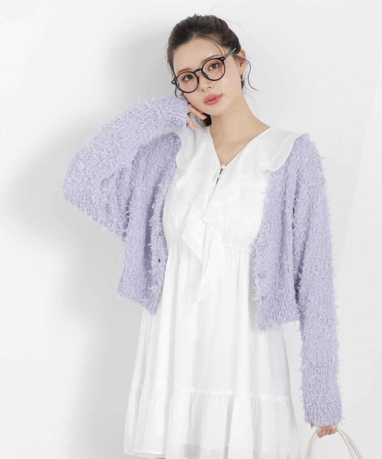 テープヤーンカーディガン【WEB・一部店舗限定】