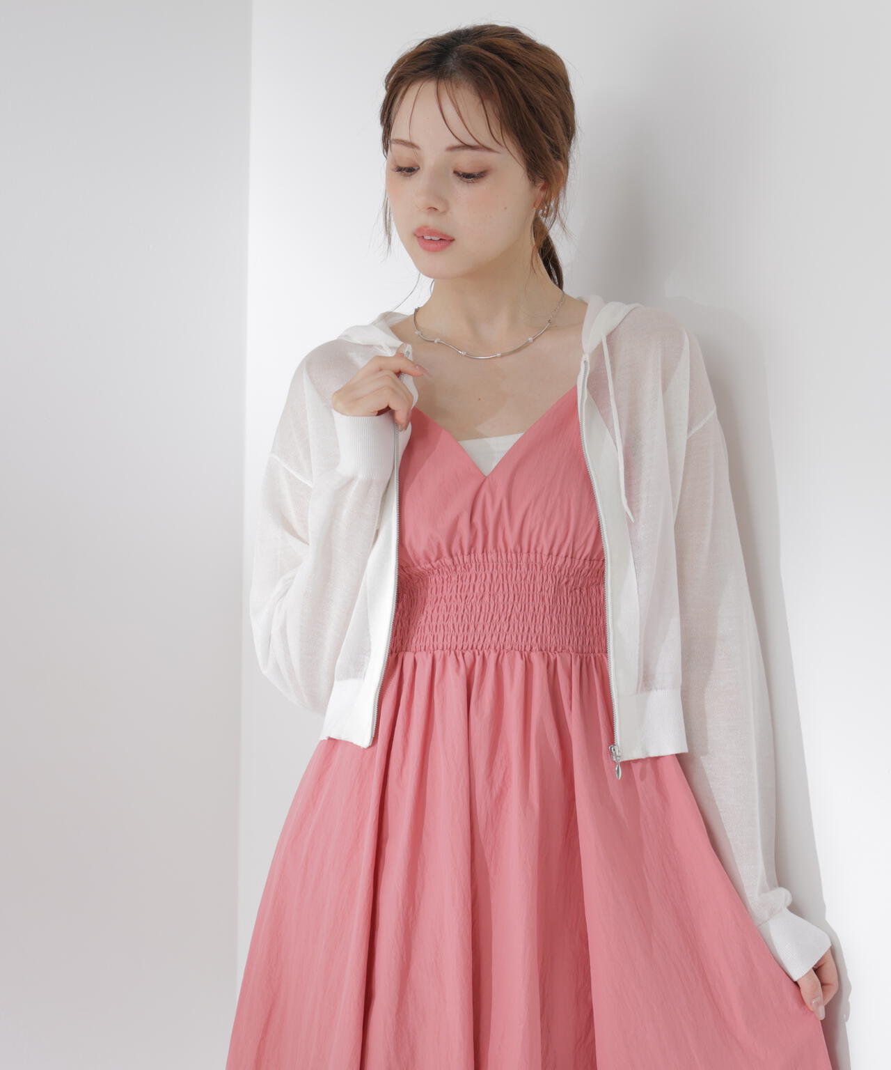 6/12 10:00～6/15 Special Coupon 対象商品】〈a/mie〉シアーニット