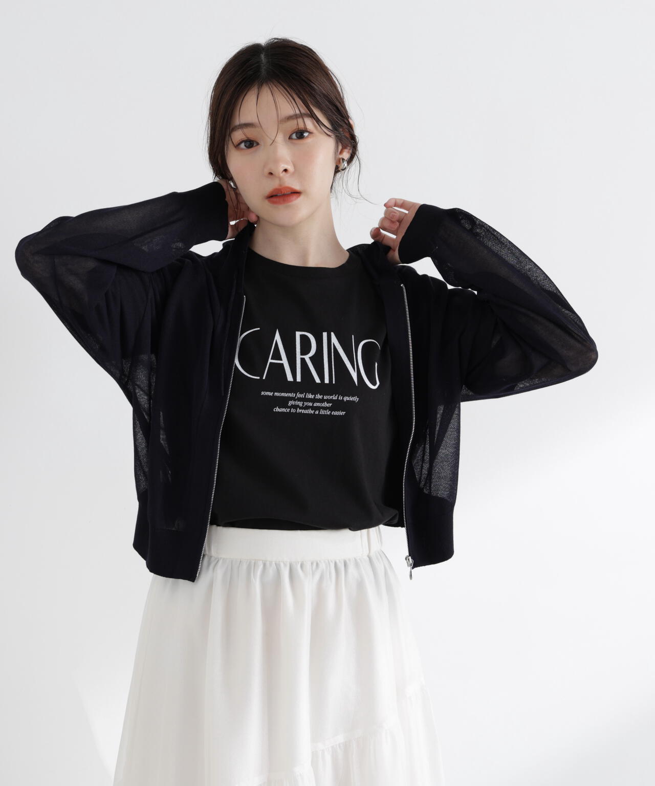 6/5～6/7 オンライン限定2buy10%OFF対象】＜青島心さん着用＞〈a/mie