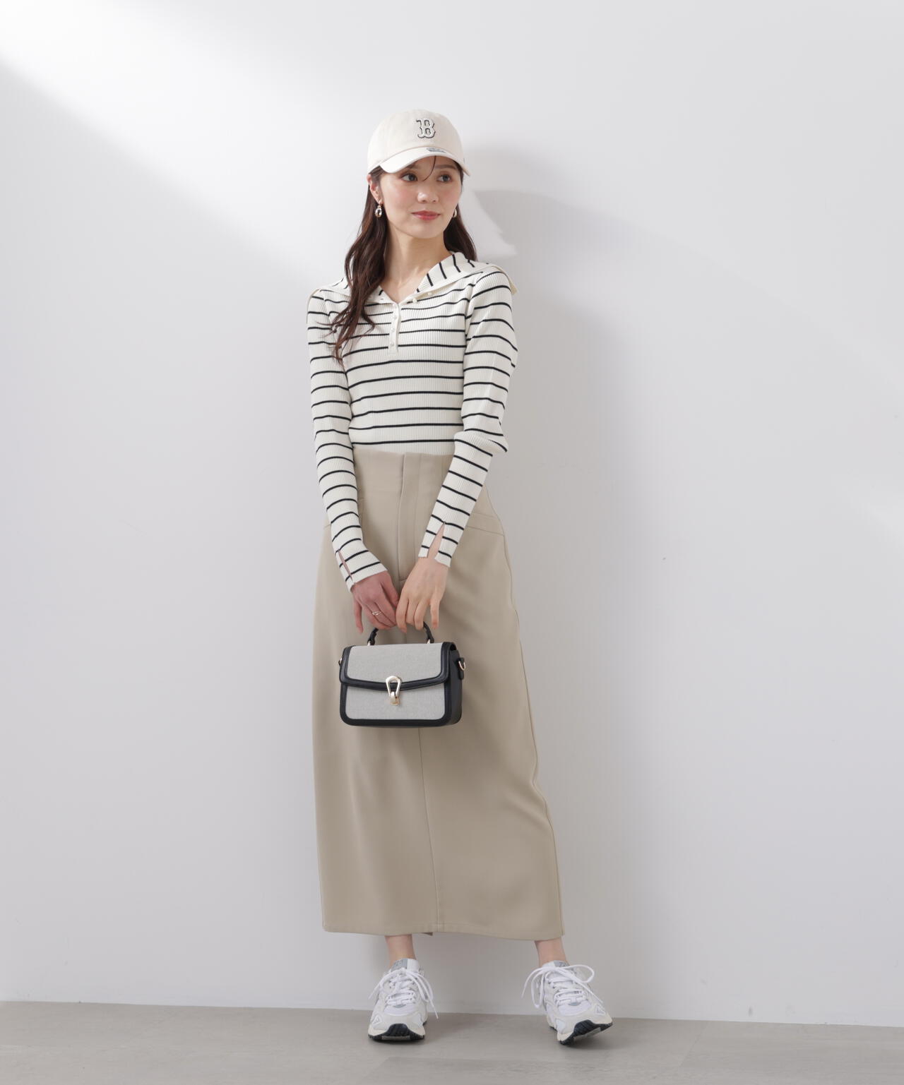 a/mie〉ビッグカラーリブニット | PROPORTION BODY DRESSING