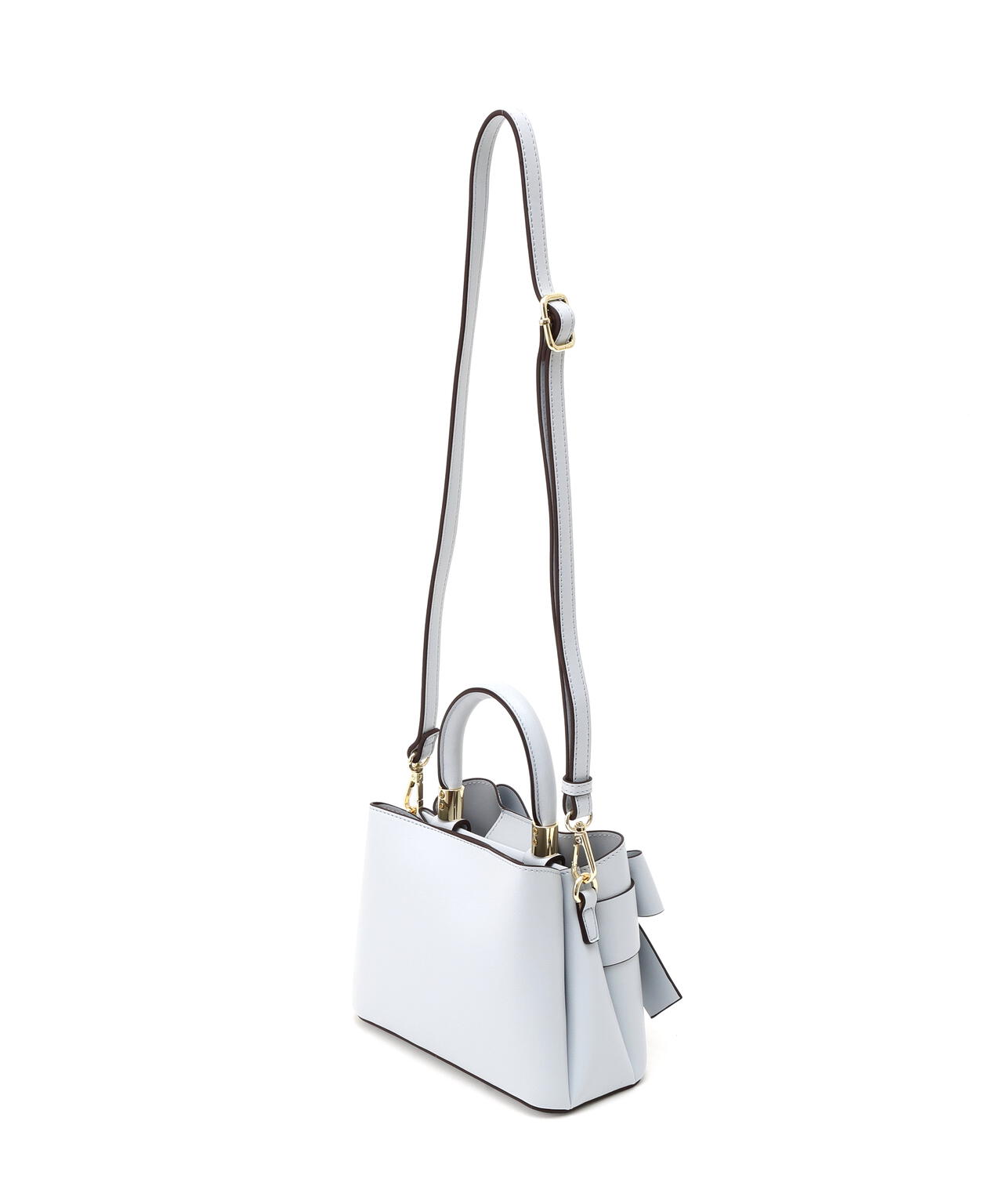 フロントリボンバッグミニ【ブラック・アイボリー：official site・ZOZOTOWN・一部店舗限定】