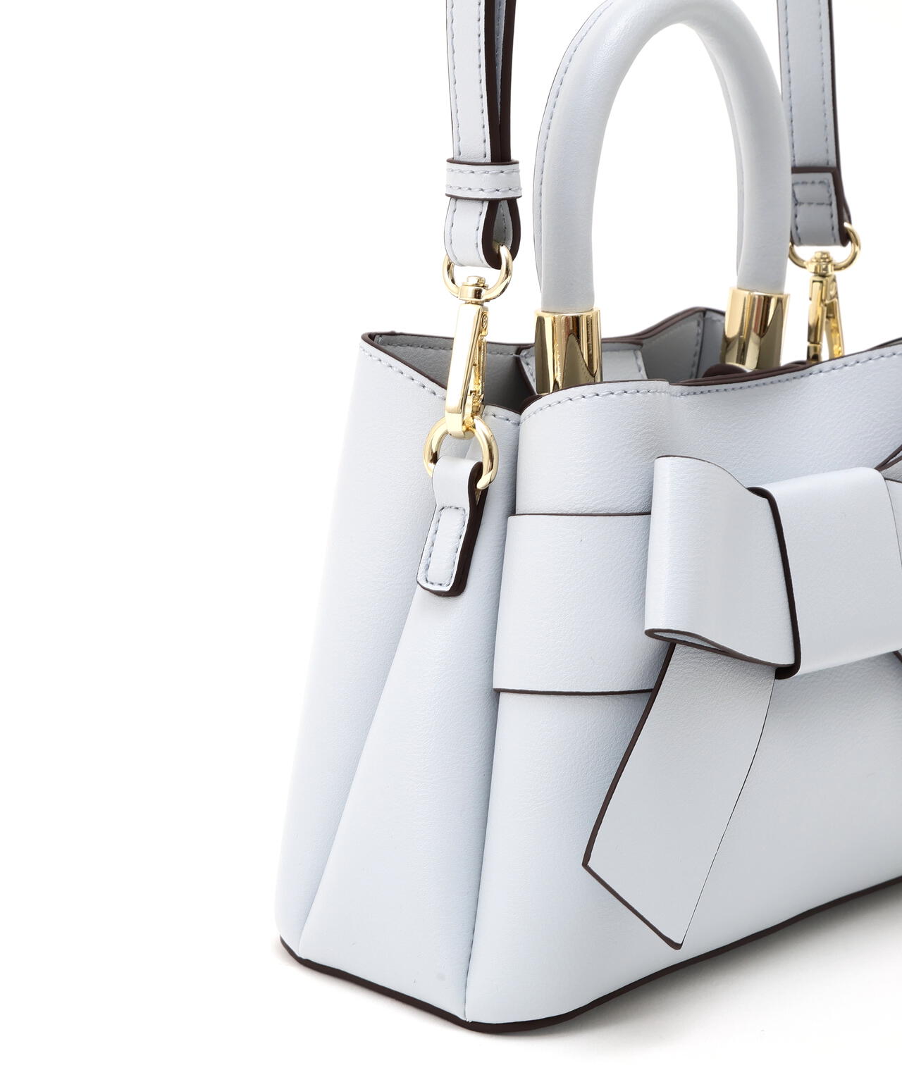 フロントリボンバッグミニ【ブラック・アイボリー：official site・ZOZOTOWN・一部店舗限定】