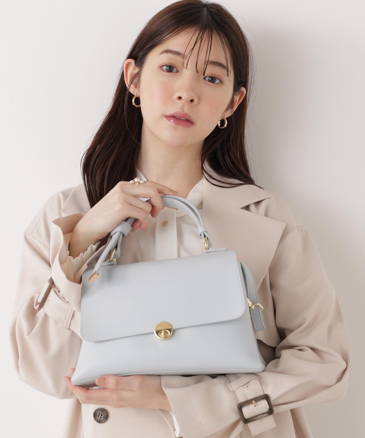 【6/5～6/7 オンライン限定2buy10%OFF対象】ノットワンハンドルトートバッグ