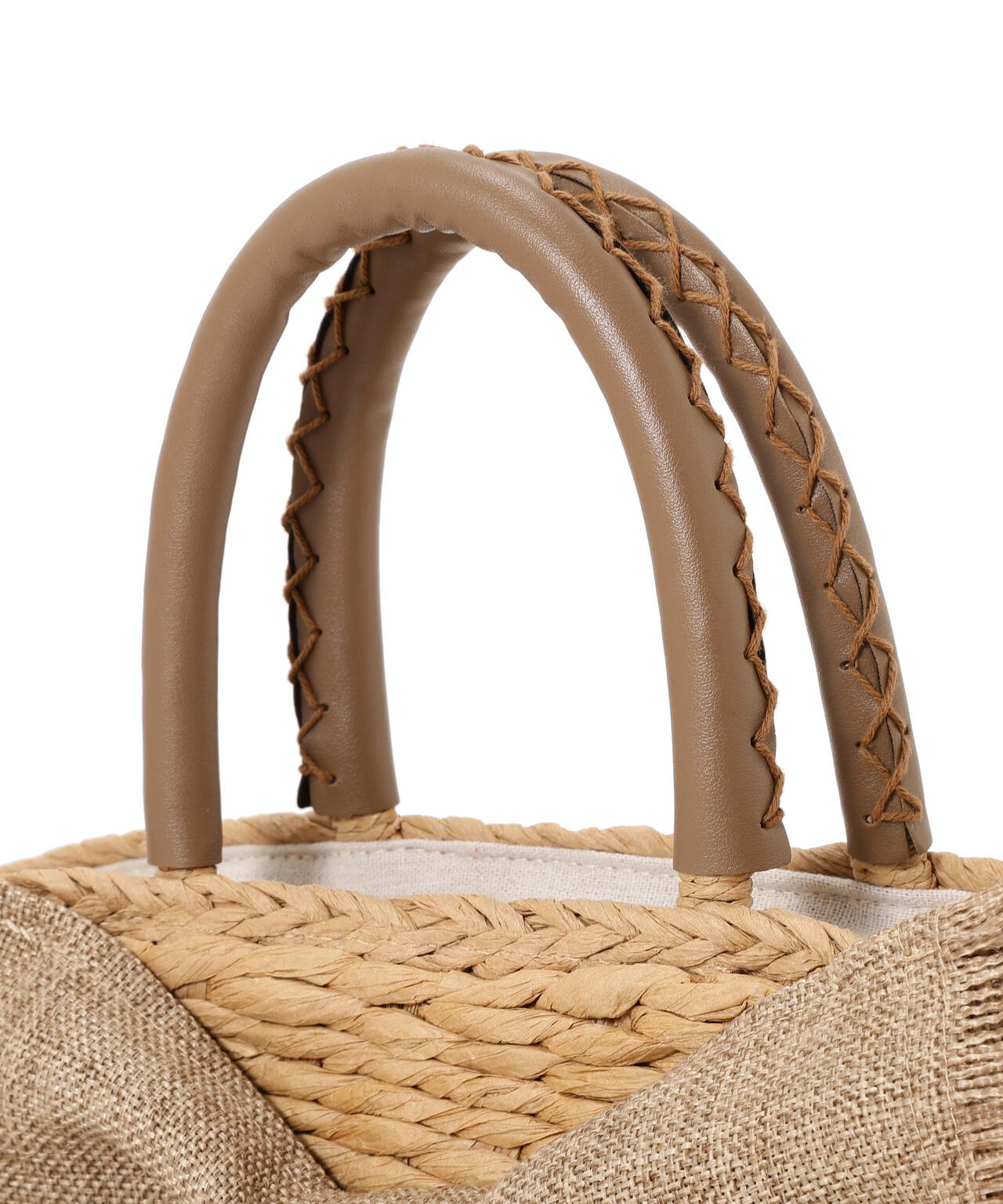 6/5～6/7 オンライン限定2buy10%OFF対象】フリンジリボンかごバッグ