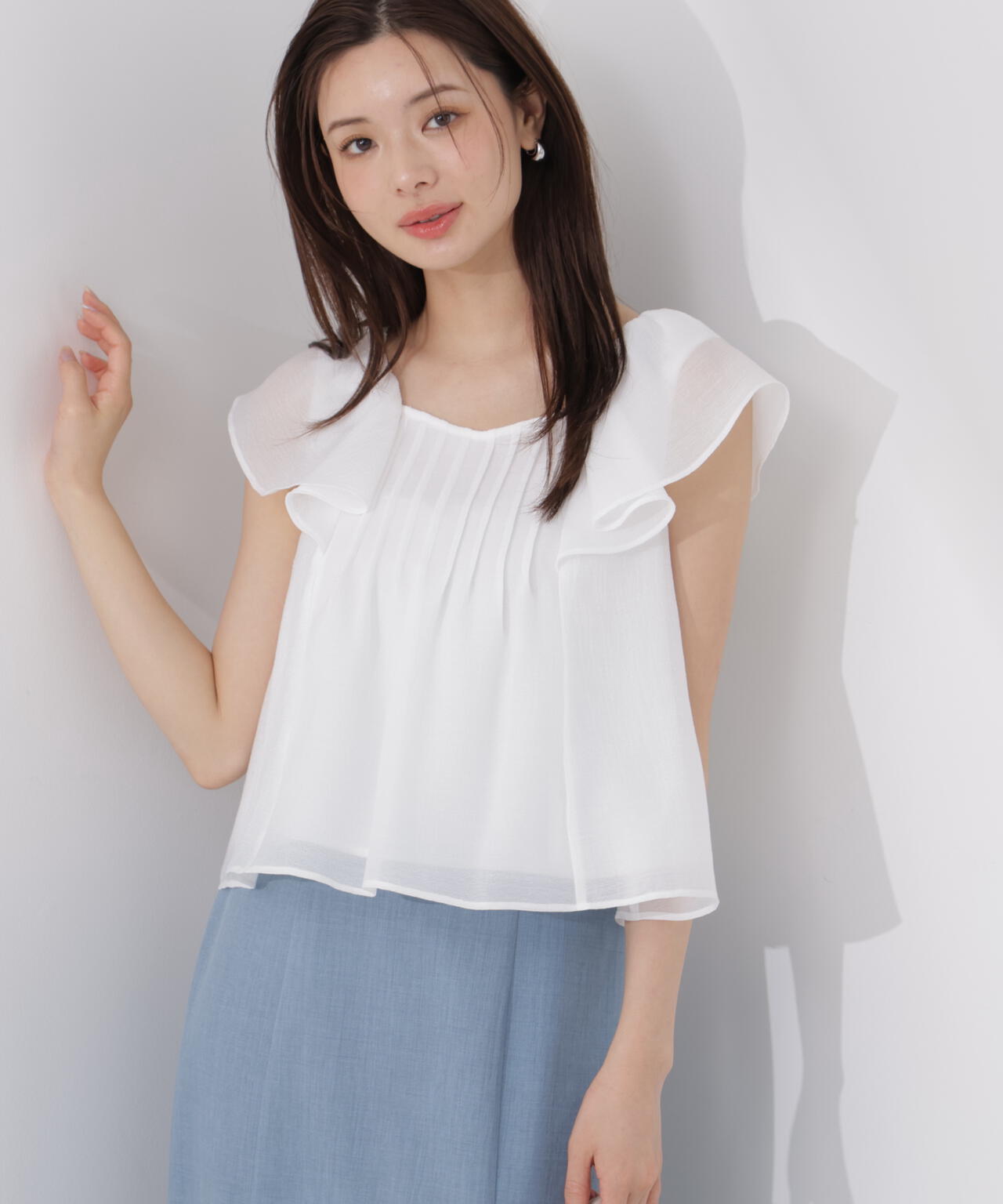 ラッフルスリーブブラウス | PROPORTION BODY DRESSING