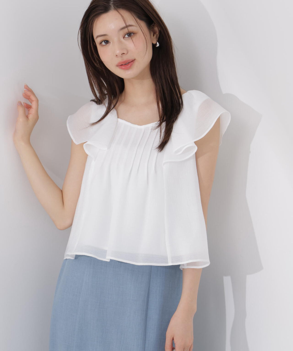 ラッフルスリーブブラウス | PROPORTION BODY DRESSING 