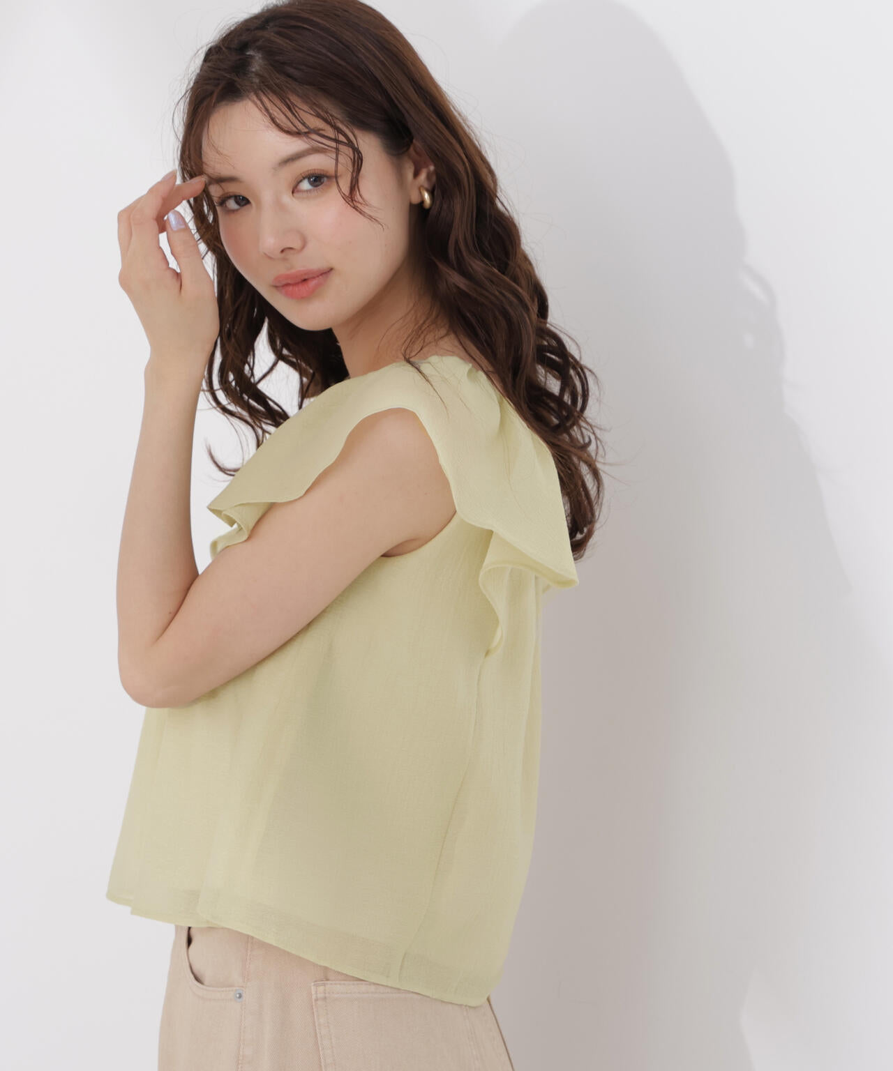 ラッフルスリーブブラウス | PROPORTION BODY DRESSING