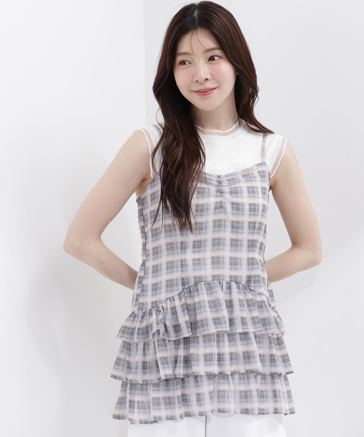 6/12 10:00～6/15 Special Coupon 対象商品】チェックチュニック