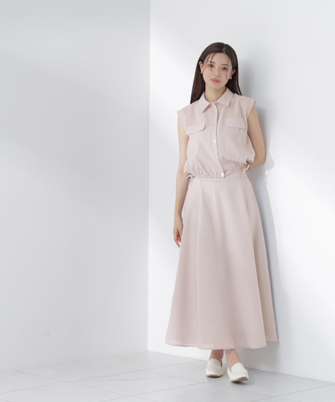 フレンチスリーブ短丈シャツ | PROPORTION BODY DRESSING