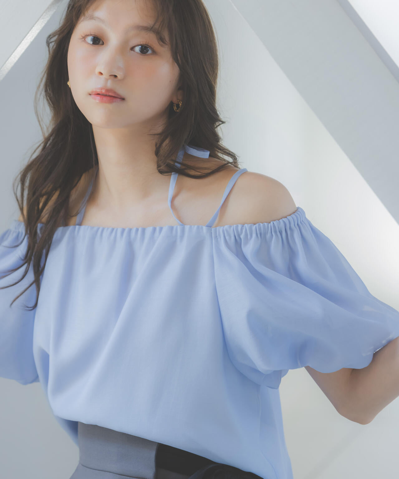 【美品】buoybuoy シアー　ブラウス シアーバルーンブラウス | PROPORTION BODY DRESSING（プロポーション