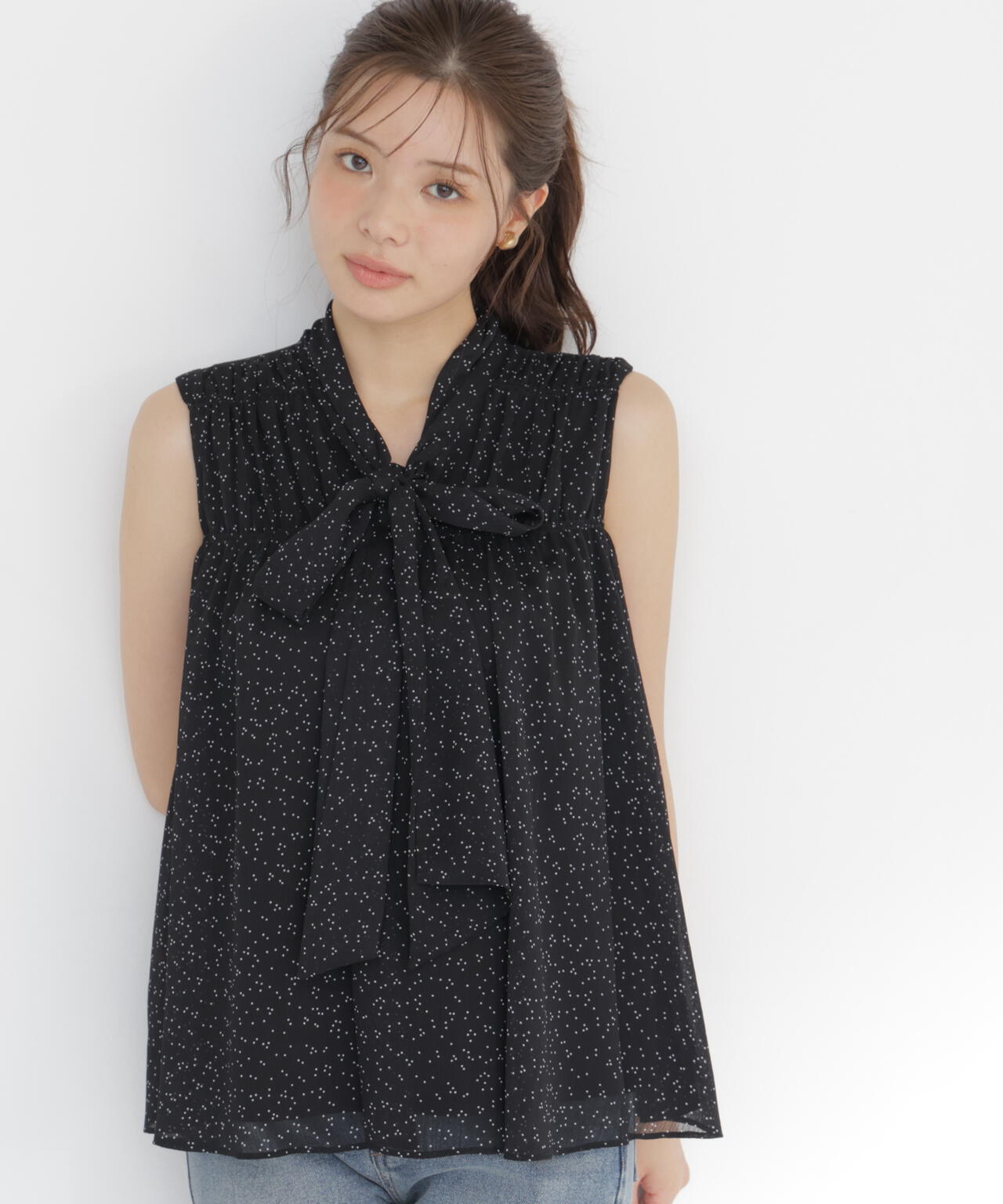 ボウタイシャーリングブラウス | PROPORTION BODY DRESSING