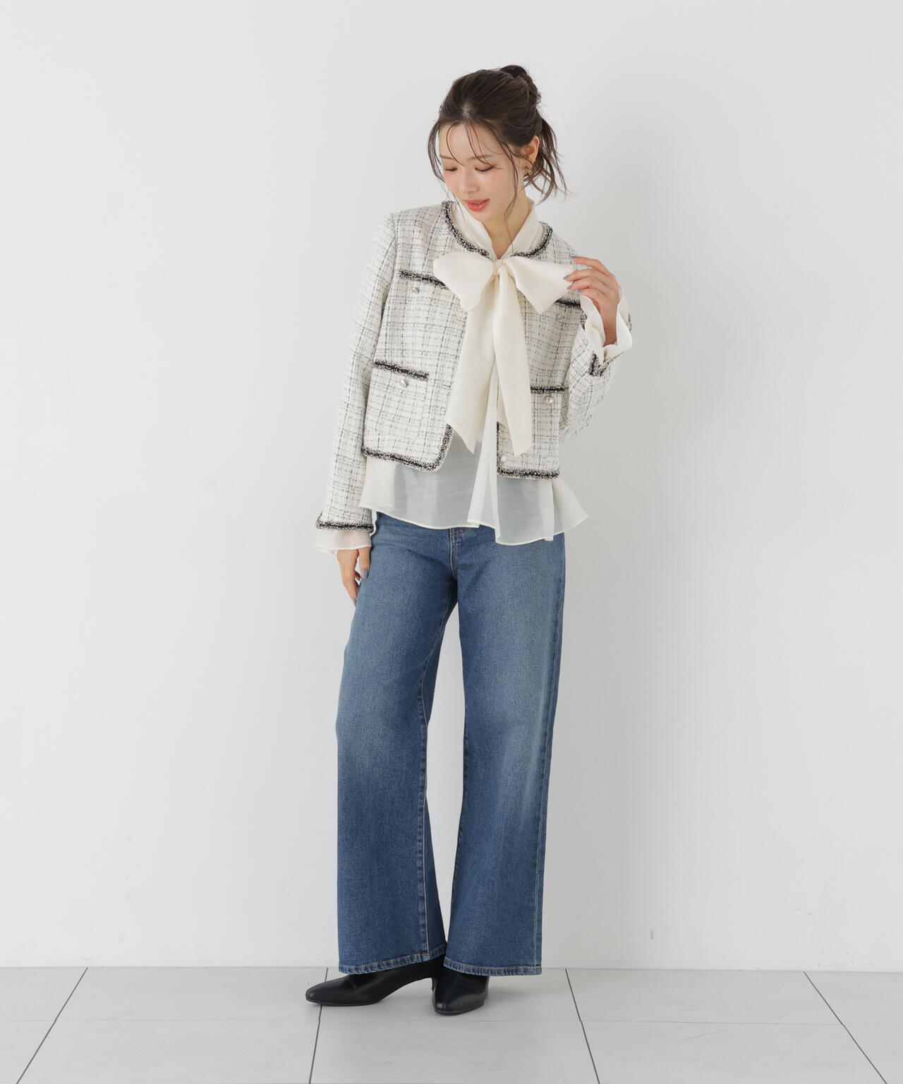 ビッグリボンブラウス | PROPORTION BODY DRESSING（プロポーション
