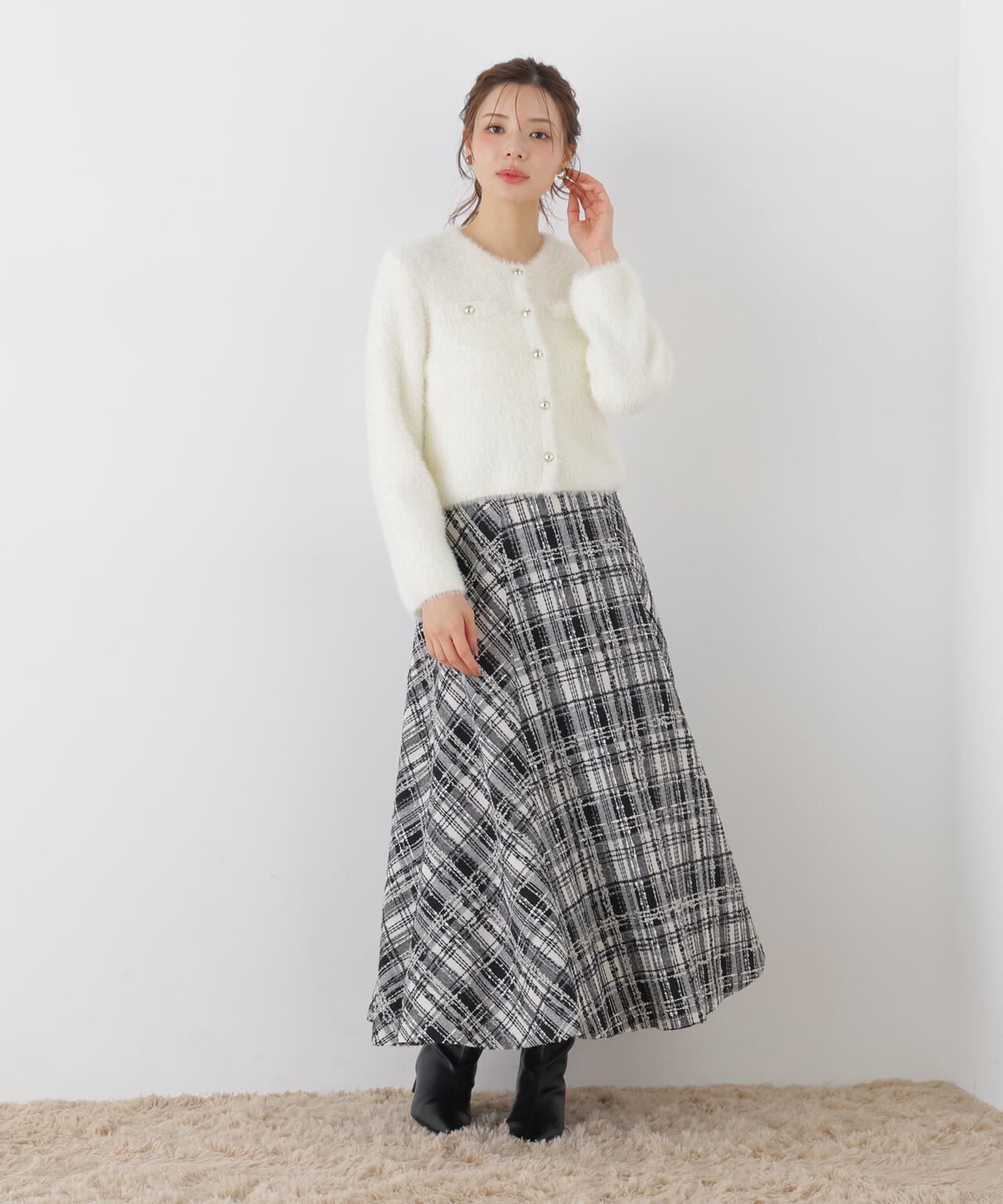 ツイードフレアスカート | PROPORTION BODY DRESSING（プロポーション