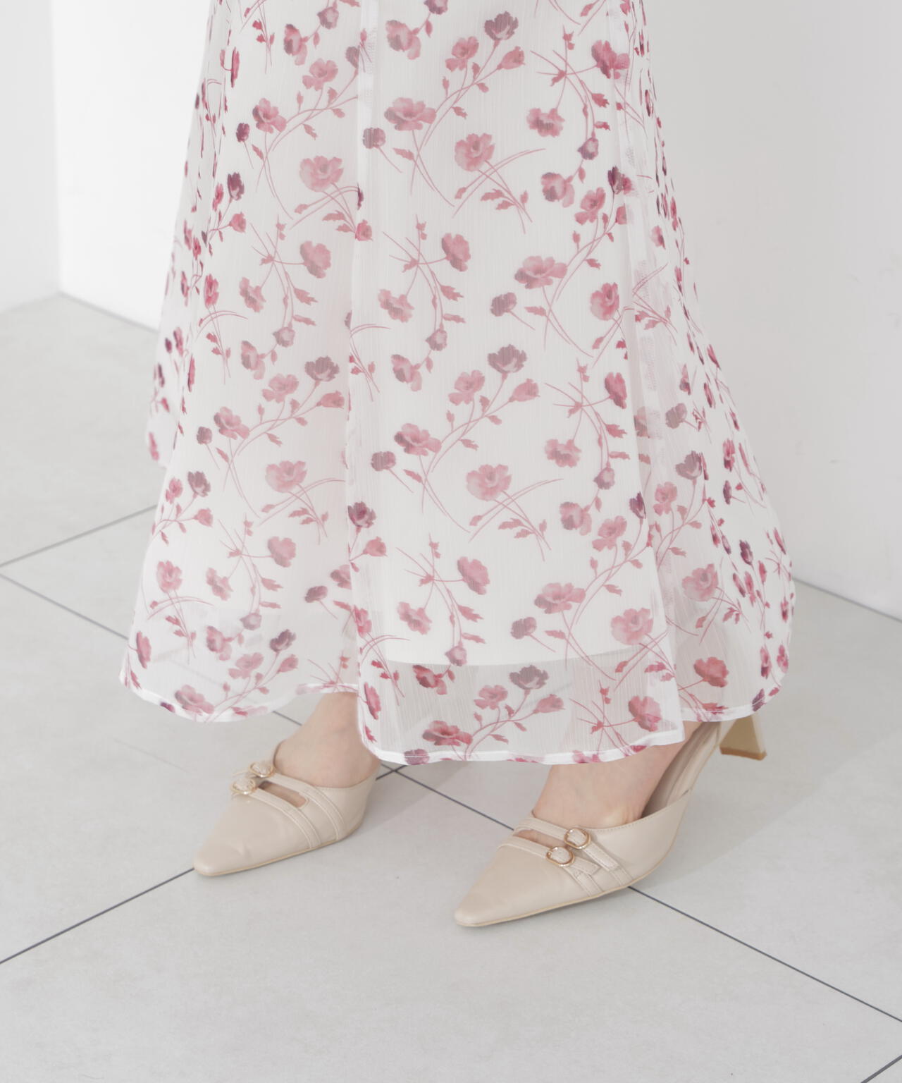 フラワープリントマーメイドスカート | PROPORTION BODY DRESSING