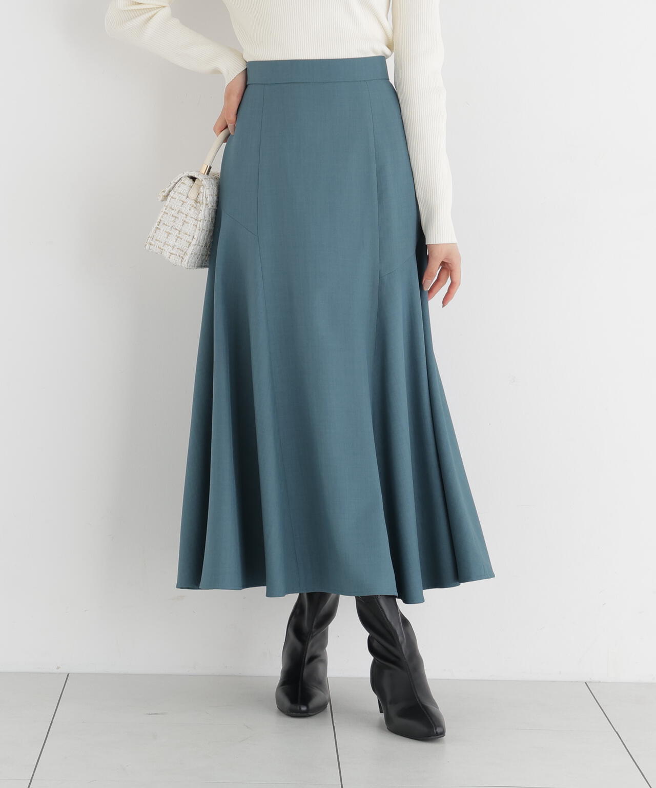 アシメ切替スカート | PROPORTION BODY DRESSING（プロポーション
