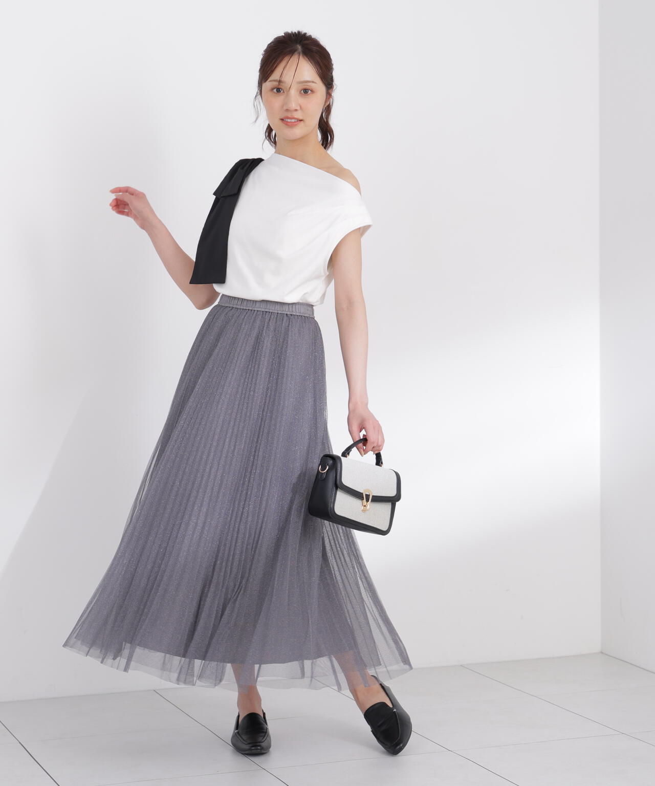 EDIT COLOGNE＞ラメプリーツスカート | PROPORTION BODY DRESSING