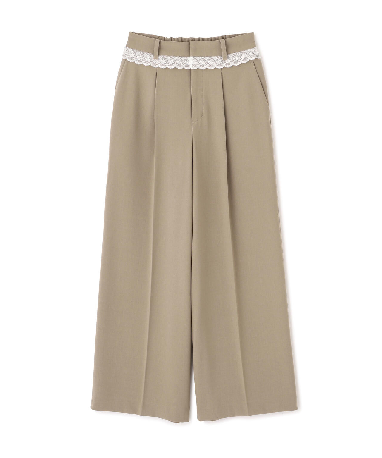 a/mie＞ウエストレースワイドパンツ | PROPORTION BODY DRESSING