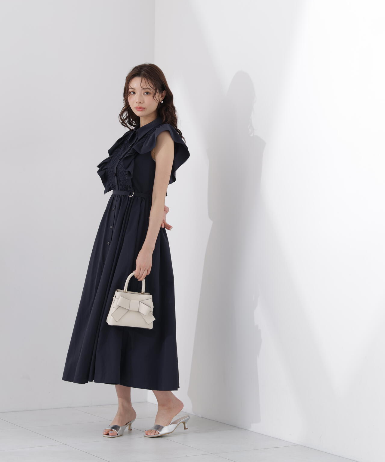 フロントレースシャツワンピース | PROPORTION BODY DRESSING
