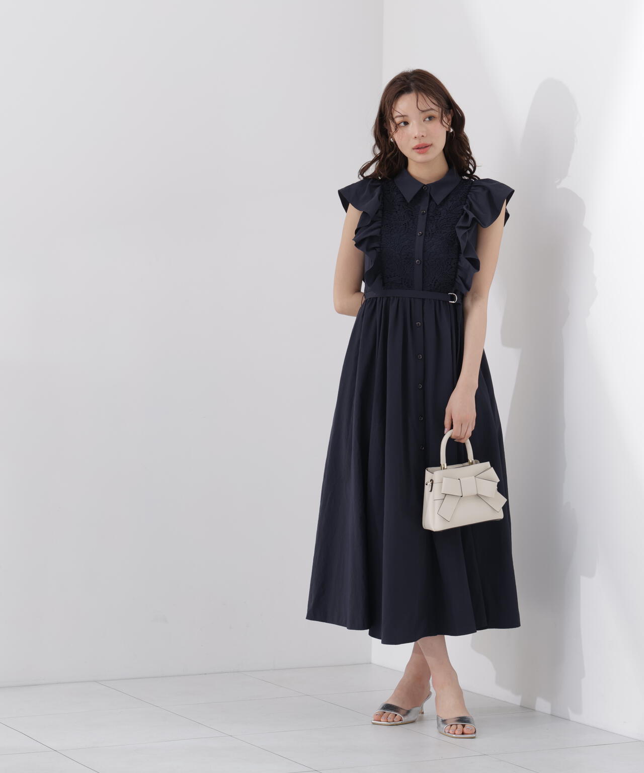 フロントレースシャツワンピース | PROPORTION BODY DRESSING