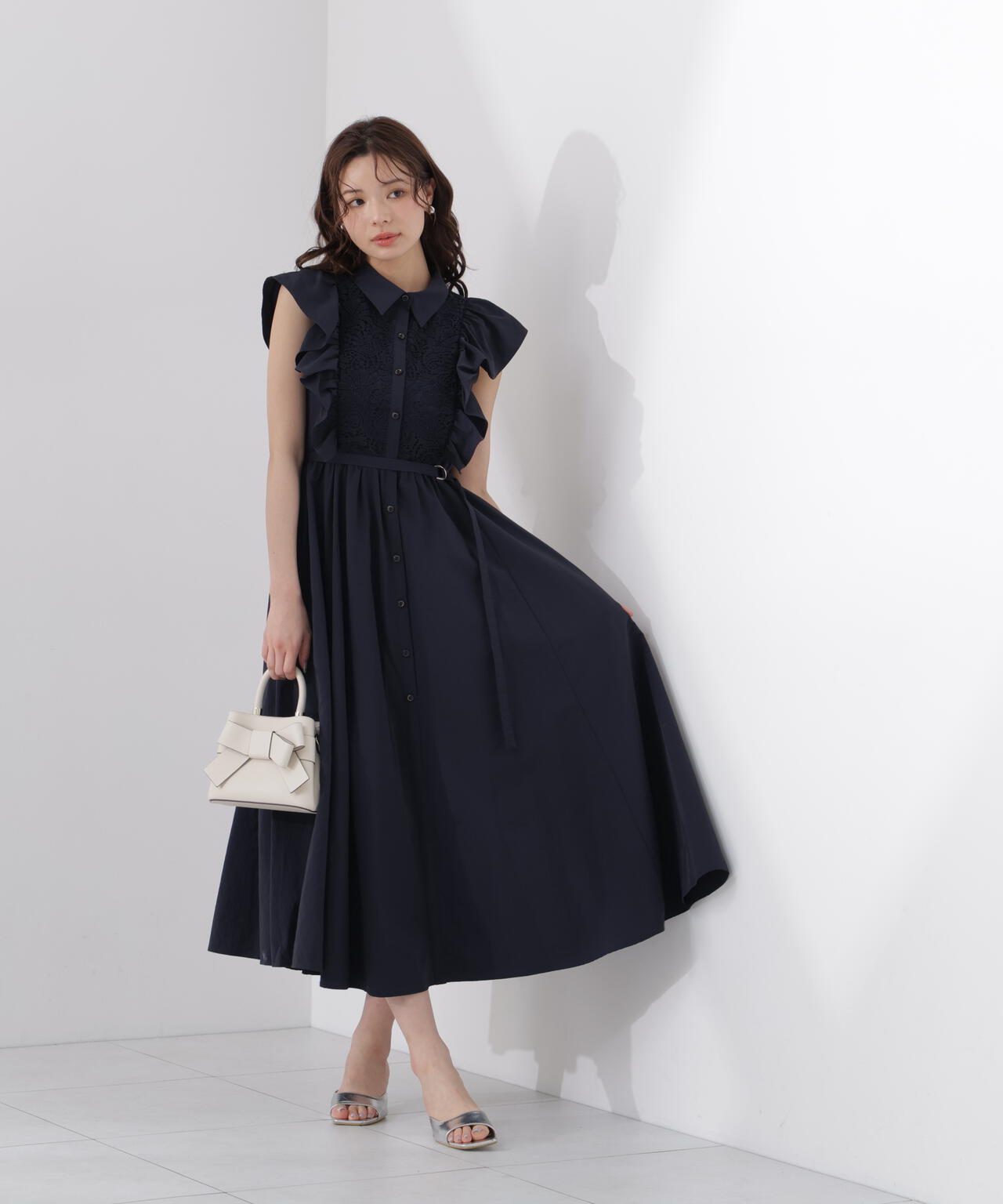 フロントレースシャツワンピース | PROPORTION BODY DRESSING