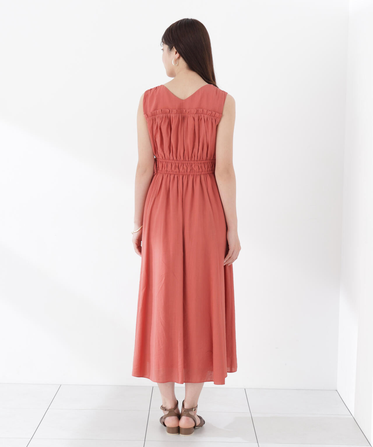 ウエストリボンギャザーワンピース | PROPORTION BODY DRESSING