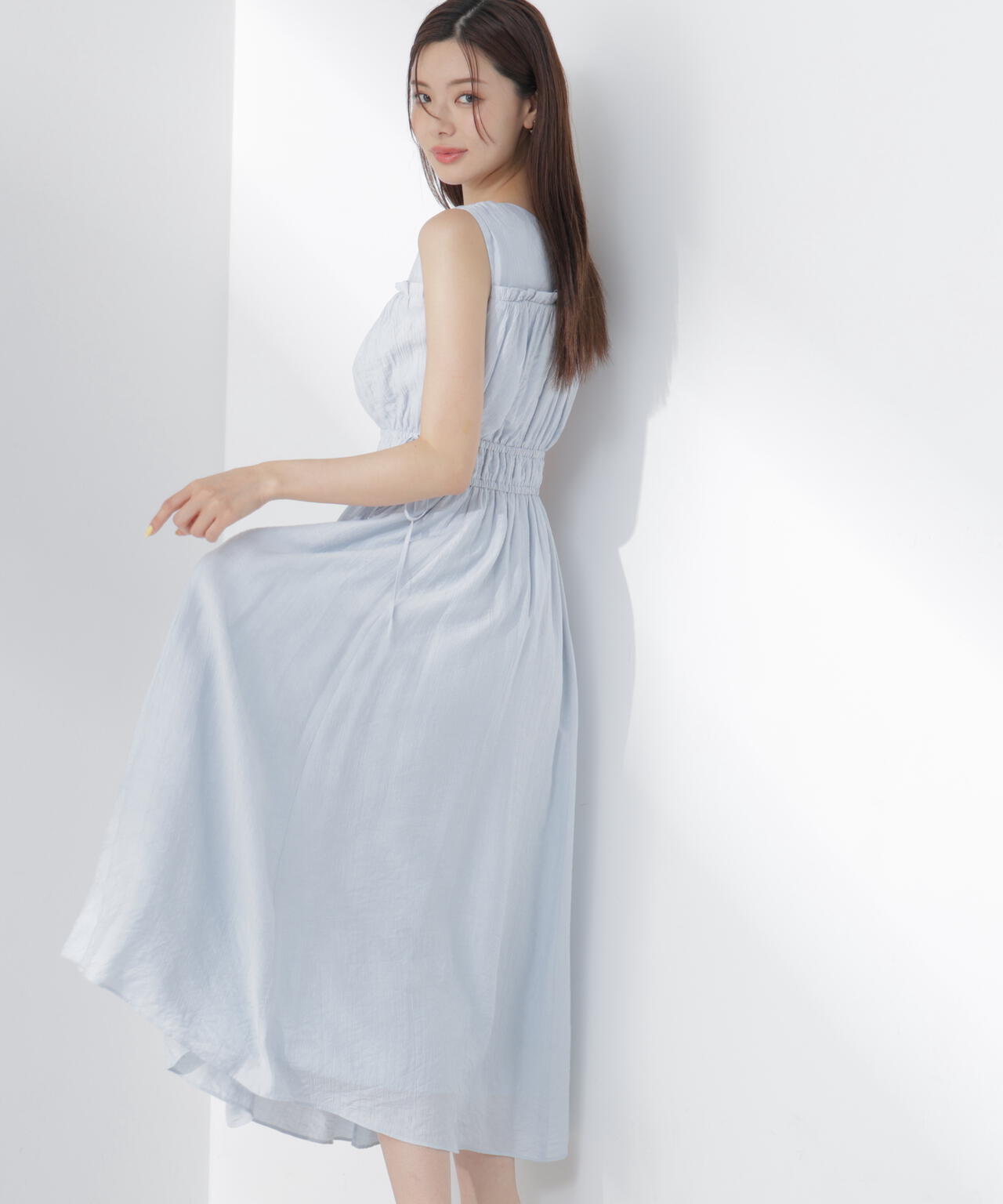 165cm B:82 W:59 H:86 S:25cm 着用サイズ：M