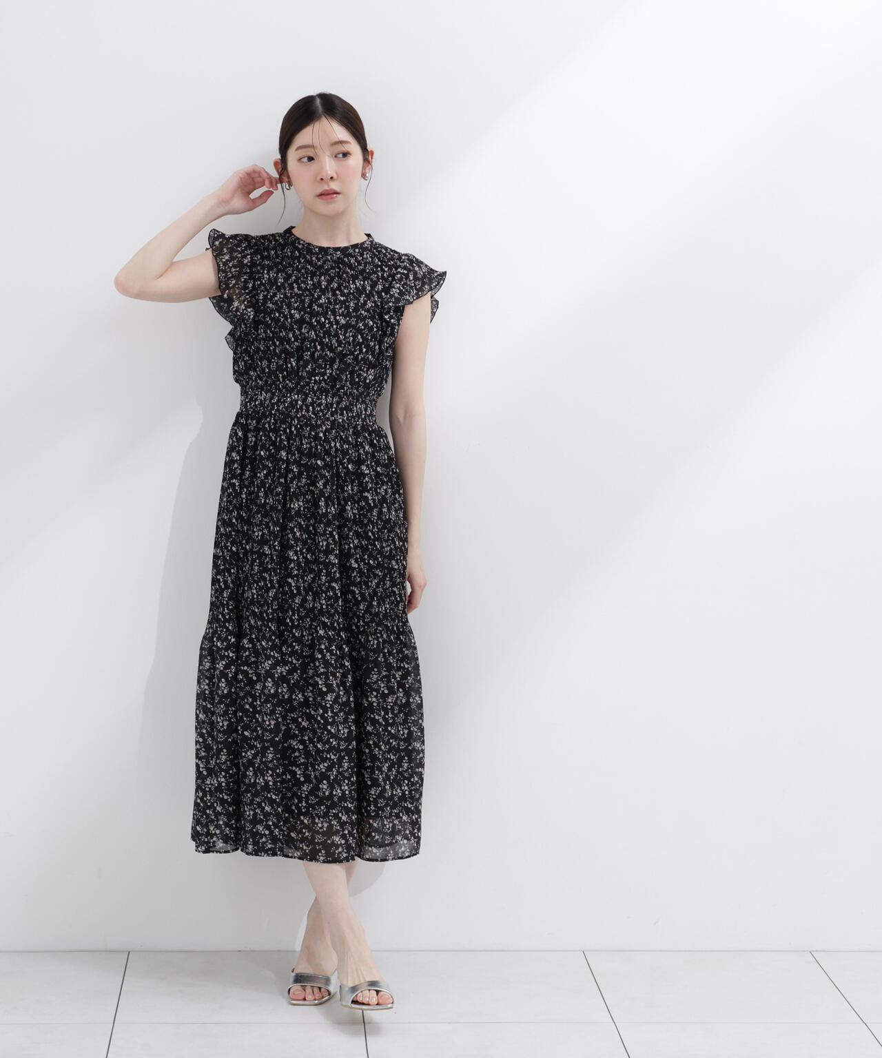 小花楊柳ロングワンピース | PROPORTION BODY DRESSING