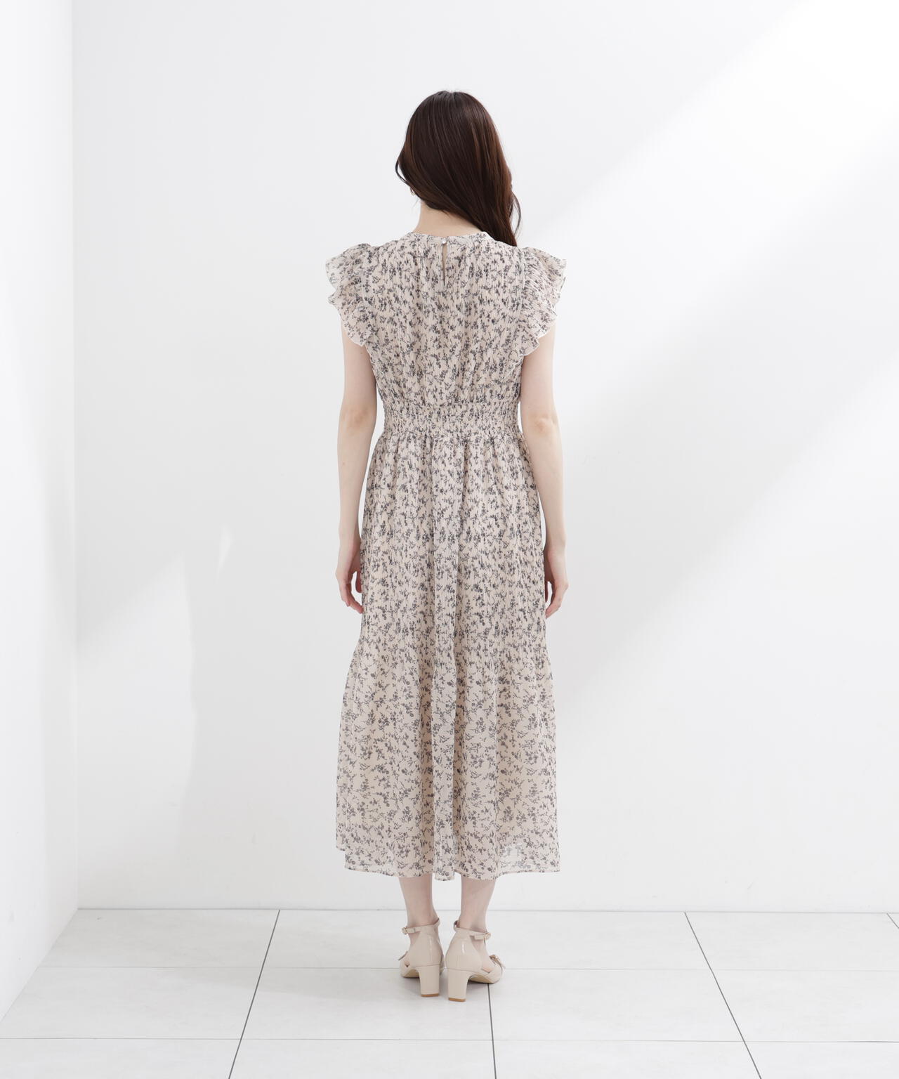 小花楊柳ロングワンピース | PROPORTION BODY DRESSING