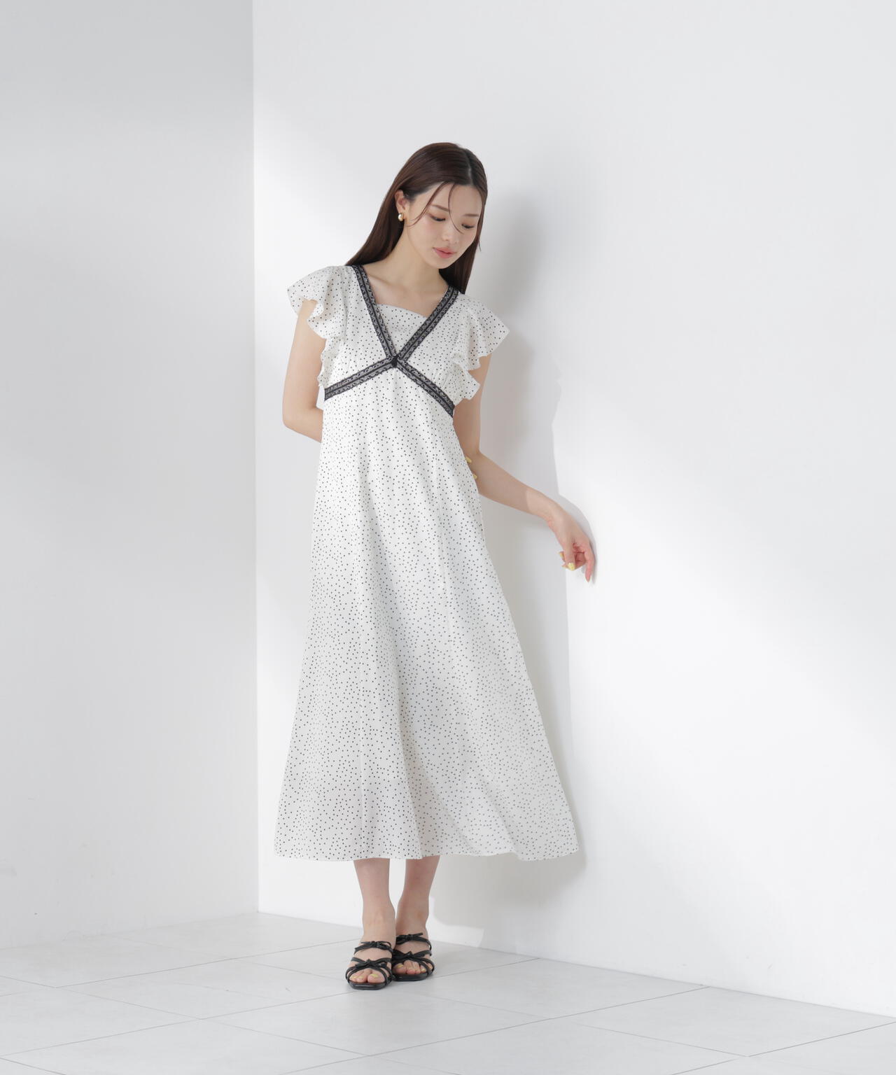 レーストリムレディーワンピース | PROPORTION BODY DRESSING