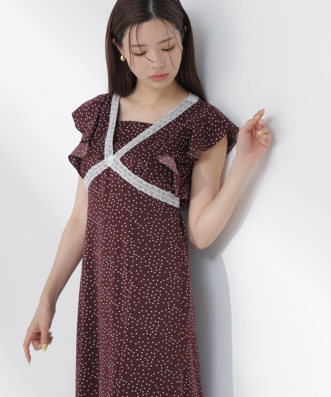 レーストリムレディーワンピース | PROPORTION BODY DRESSING