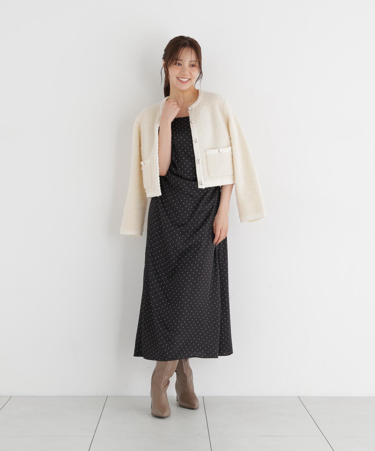 cos ワンピース　キャミワンピース　新品未使用未開封 タックキャミワンピース | PROPORTION BODY DRESSING（プロポーション