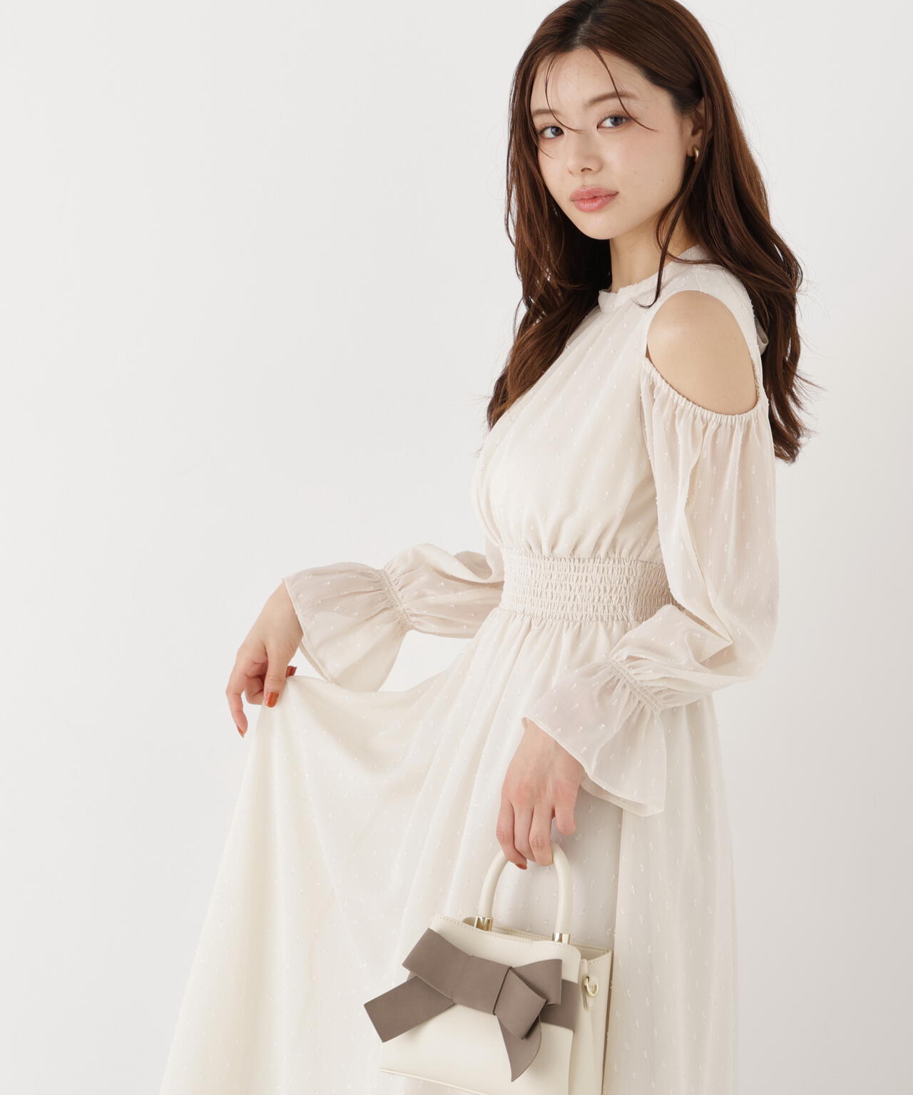 オープンショルダーワンピース | PROPORTION BODY DRESSING