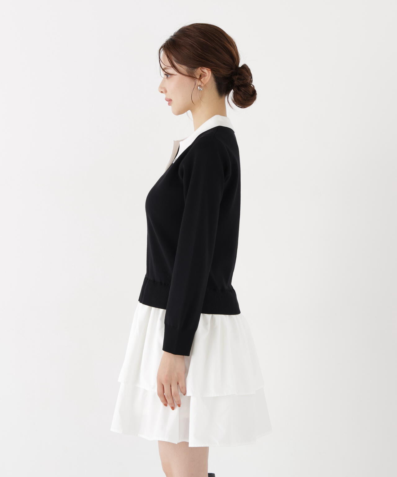 EDIT COLOGNE＞ポロカラーミニワンピース | PROPORTION BODY DRESSING