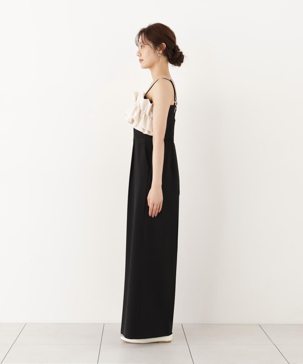 フリルカラーオールインワン | PROPORTION BODY DRESSING