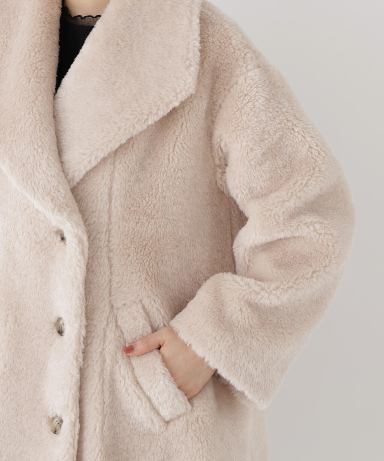 ⭐︎みゅ〜出品⭐︎PROPORTION BODY DRESSING コート ボアミドルコート | PROPORTION BODY DRESSING（プロポーションボディ